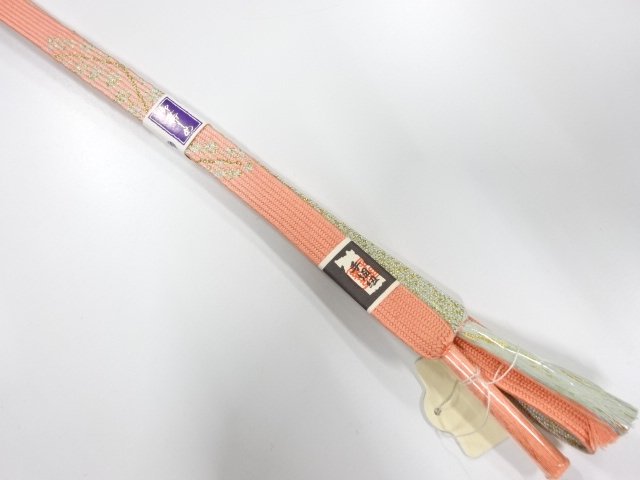 JAPANESE KIMONO / UNUSED KOREI HAND-TIED OBIJIME